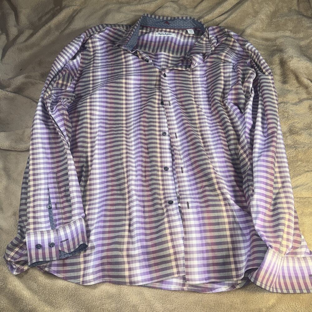 Tommy Bahama Long Sleeve Plaid Shirt Men’s 3XLT Big & Tall